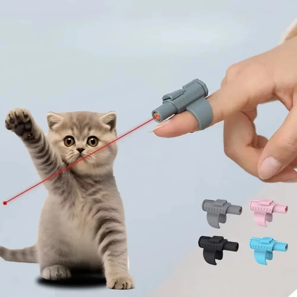Portable Laser Cat Toy Finger Sleeve Design Red Light Cat Teasing Toys Mini with Batteries Laser Pen
Portable Laser Cat Toy Finger Sleeve Design Red Light Cat Teasing Toys Mini with Batteries Laser Pen