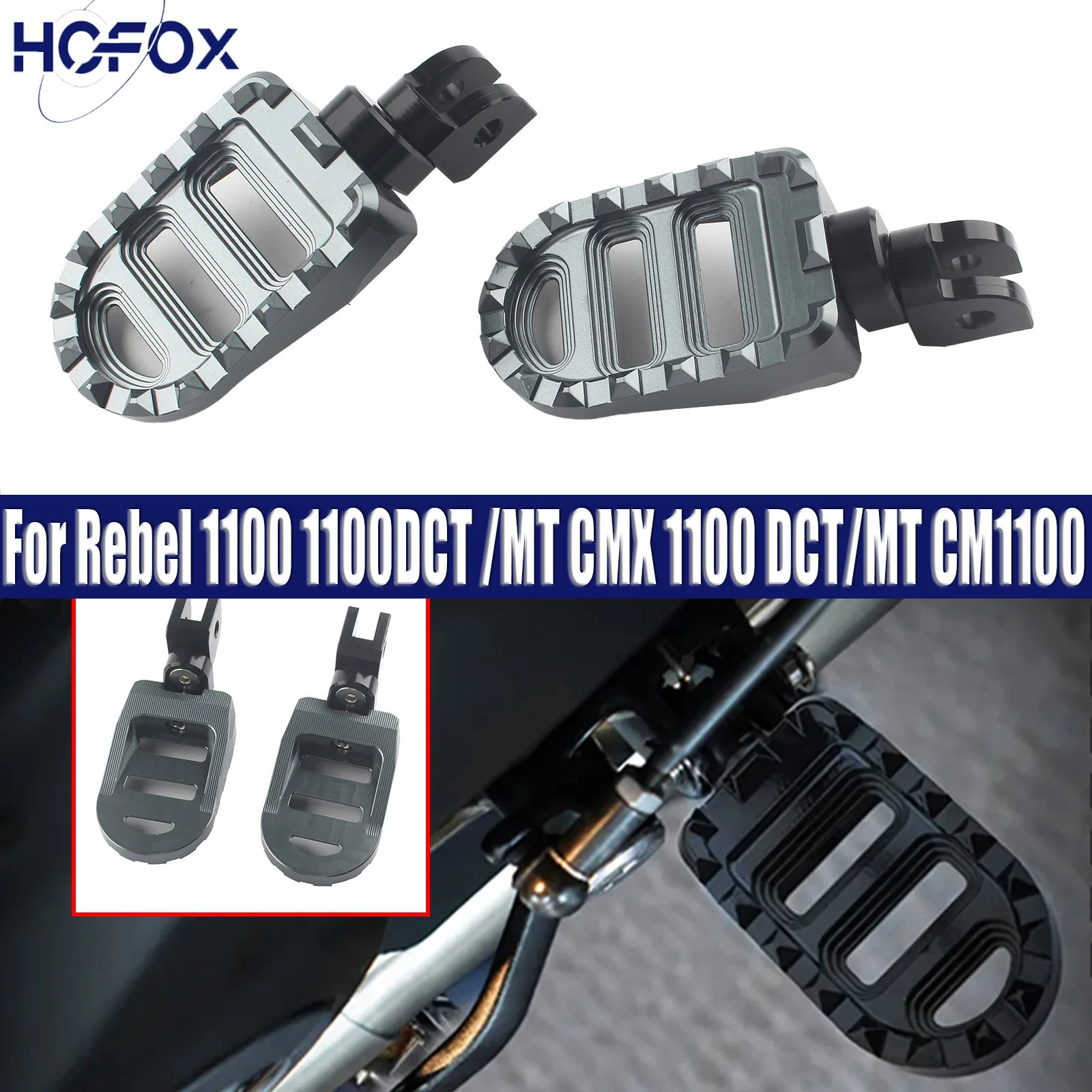 Front Rider Foot Rest Foot Pegs Foot Pedals For Rebel 1100 1100DCT /MT CMX 1100 DCT/MT CM1100
Front Rider Foot Rest Foot Pegs Foot Pedals For Rebel 1100 1100DCT /MT CMX 1100 DCT/MT CM1100