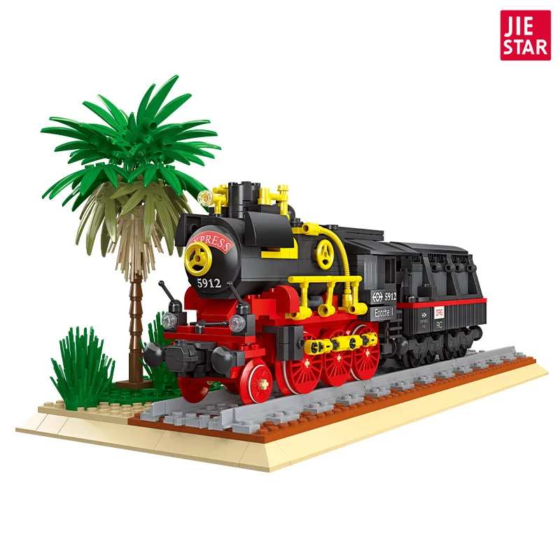 Steam Locomotive Model Building Blocks DIY Assembly Plastic Bricks Set Retro Train Vehicle Toy Educational Construction Gift for
Steam Locomotive Model Building Blocks DIY Assembly Plastic Bricks Set Retro Train Vehicle Toy Educational Construction Gift for