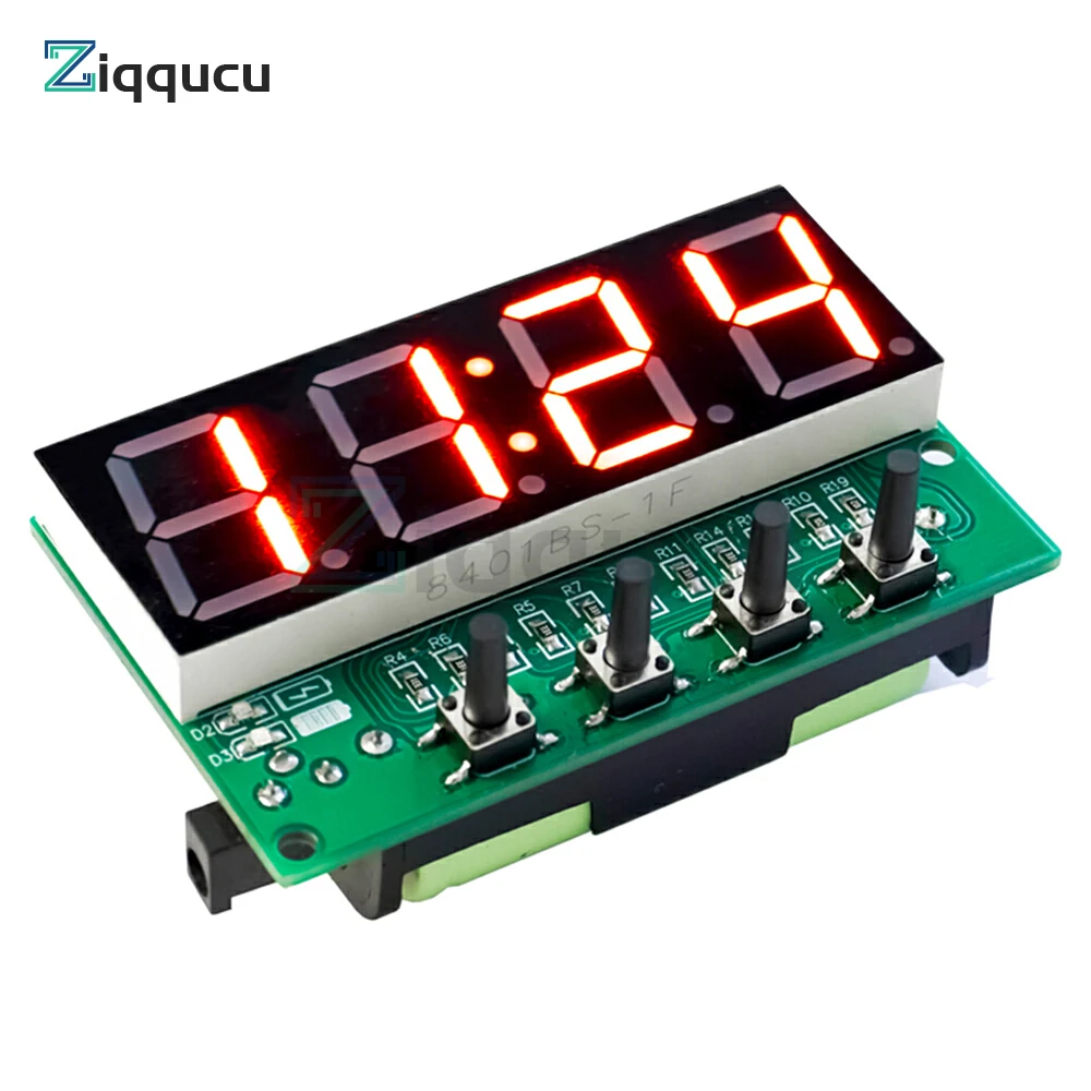 DC 5V Multi-function LED Digital Electronic Clock DIY Kit with Alarm Clock Temperature Countdown Function DC3.5*1.2mm
DC 5V Multi-function LED Digital Electronic Clock DIY Kit with Alarm Clock Temperature Countdown Function DC3.5*1.2mm