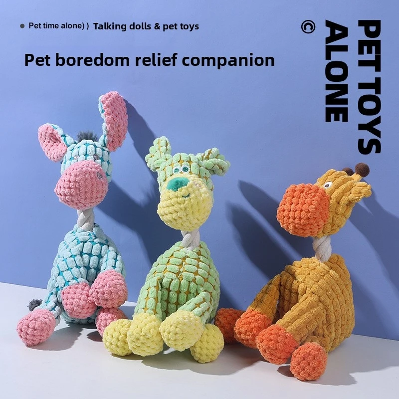 Durable Squeaky Plush Donkey, Interactive Chew Toy for Daily Dog Entertainment
Durable Squeaky Plush Donkey, Interactive Chew Toy for Daily Dog Entertainment