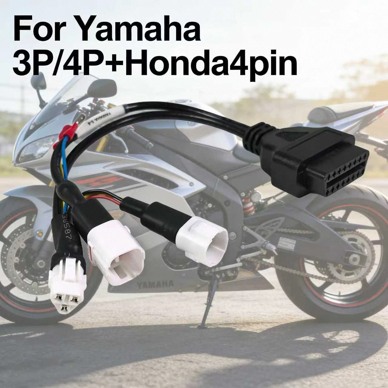 Yamaha 3P/4P & Honda 4Pin Motorcycle Diagnostic Cable Adapter Universal OBD Connector For Moto Diagnostic Tools
Yamaha 3P/4P & Honda 4Pin Motorcycle Diagnostic Cable Adapter Universal OBD Connector For Moto Diagnostic Tools