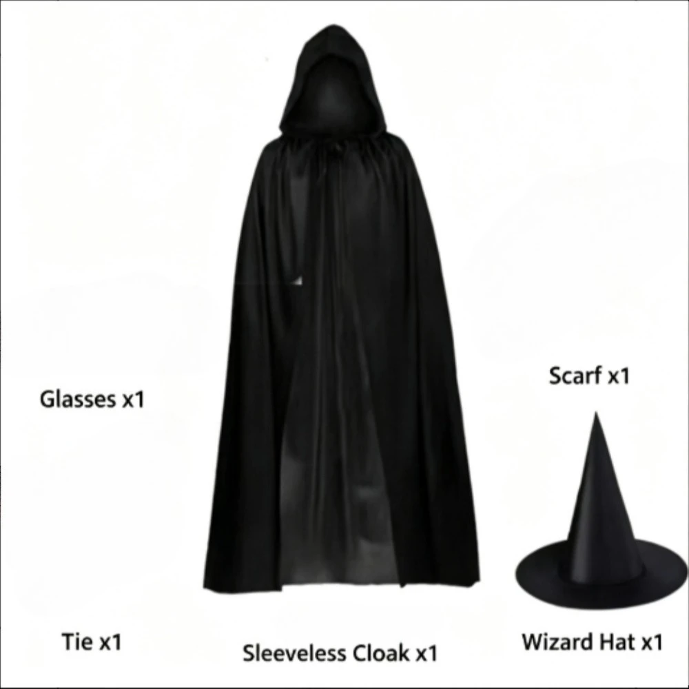 Unisex Adult Vintage Gothic Hooded Long Cloak Witch Ghost Loose Cos Prop Costume For Masquerade Stage Party Halloween Cosplay
Unisex Adult Vintage Gothic Hooded Long Cloak Witch Ghost Loose Cos Prop Costume For Masquerade Stage Party Halloween Cosplay