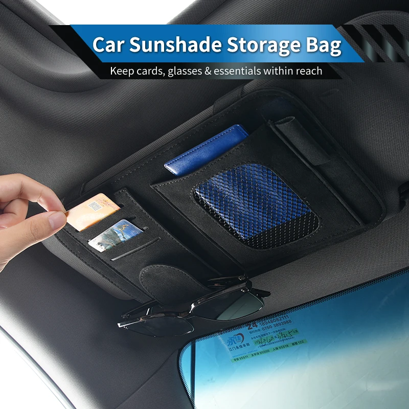 Car Visor Storage Bag Sunglasses Clip Card Holder Organizer Accessories For Tesla Model 3 Model S Model X Model Y Roadster
Car Visor Storage Bag Sunglasses Clip Card Holder Organizer Accessories For Tesla Model 3 Model S Model X Model Y Roadster