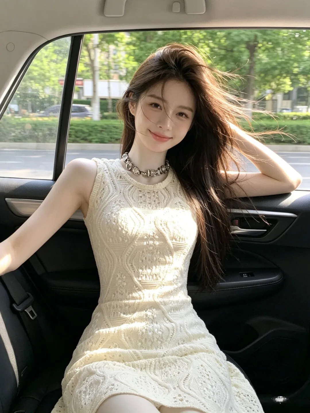 Unique Fairy Short Skirt Slimming Waistline Fashionable Dress Two-Piece Set Summer Season High Waist Hollow out Cotton Material
Unique Fairy Short Skirt Slimming Waistline Fashionable Dress Two-Piece Set Summer Season High Waist Hollow out Cotton Material