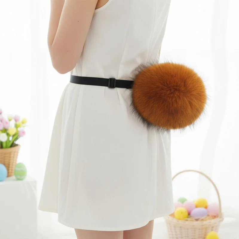 New Simulation Beast Tail Comic Exhibition Cosplay Performance Dress Up Cute Plush Rabbit Tail Party Prop
New Simulation Beast Tail Comic Exhibition Cosplay Performance Dress Up Cute Plush Rabbit Tail Party Prop