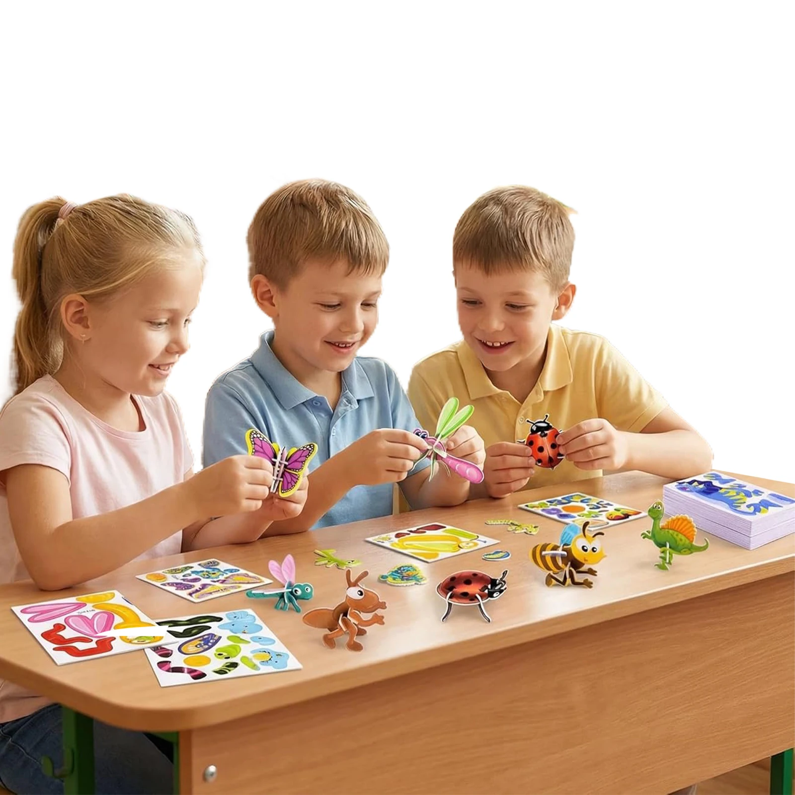 DIY 3D Creative Paper Jigsaw Puzzle 3D Educational Stem Toy Early Education Craft Assembly Toy Gift for Kids
DIY 3D Creative Paper Jigsaw Puzzle 3D Educational Stem Toy Early Education Craft Assembly Toy Gift for Kids