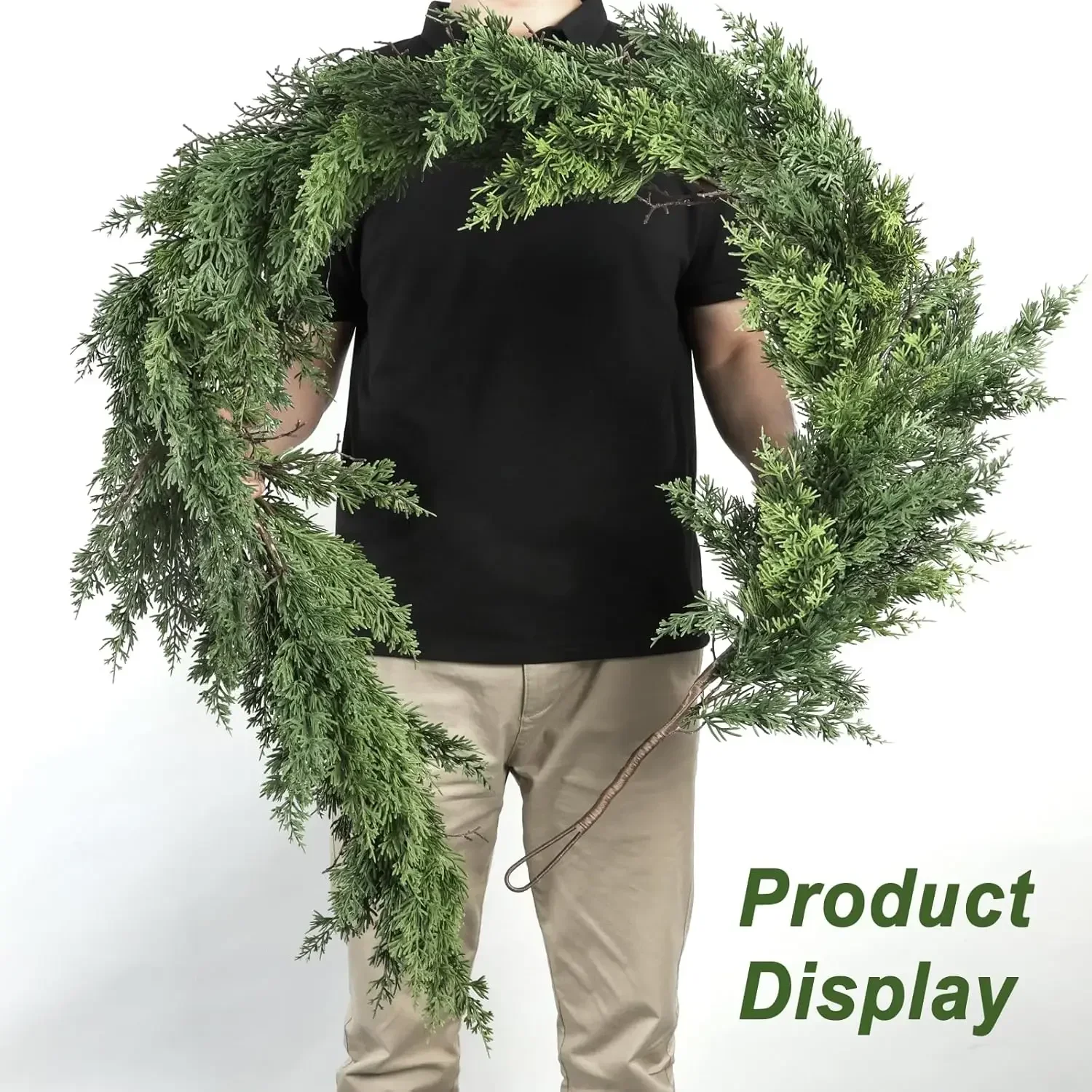 16 Ft Christmas Cedar Garland - Realistic Greenery Cypress Garlands - Real Touch Artificial Pine Garland Christmas Decorations
16 Ft Christmas Cedar Garland - Realistic Greenery Cypress Garlands - Real Touch Artificial Pine Garland Christmas Decorations