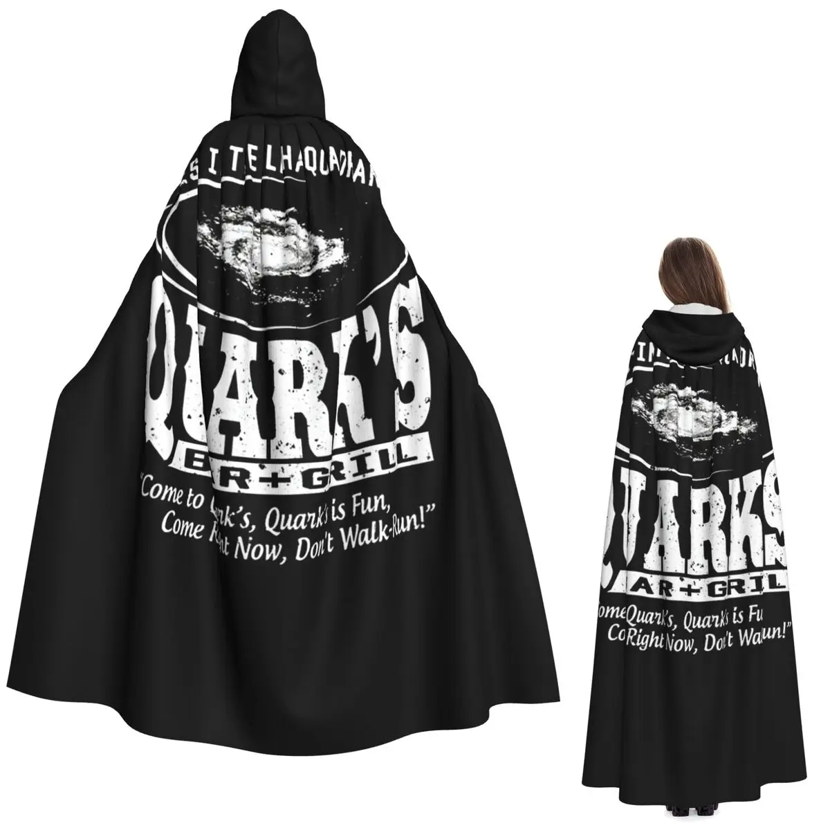 Deep Space 9 Quarks Bar Long Hooded Cloak Witch Medieval Costume Cosplay Cape HalloweenVampire Adult Unisex
Deep Space 9 Quarks Bar Long Hooded Cloak Witch Medieval Costume Cosplay Cape HalloweenVampire Adult Unisex