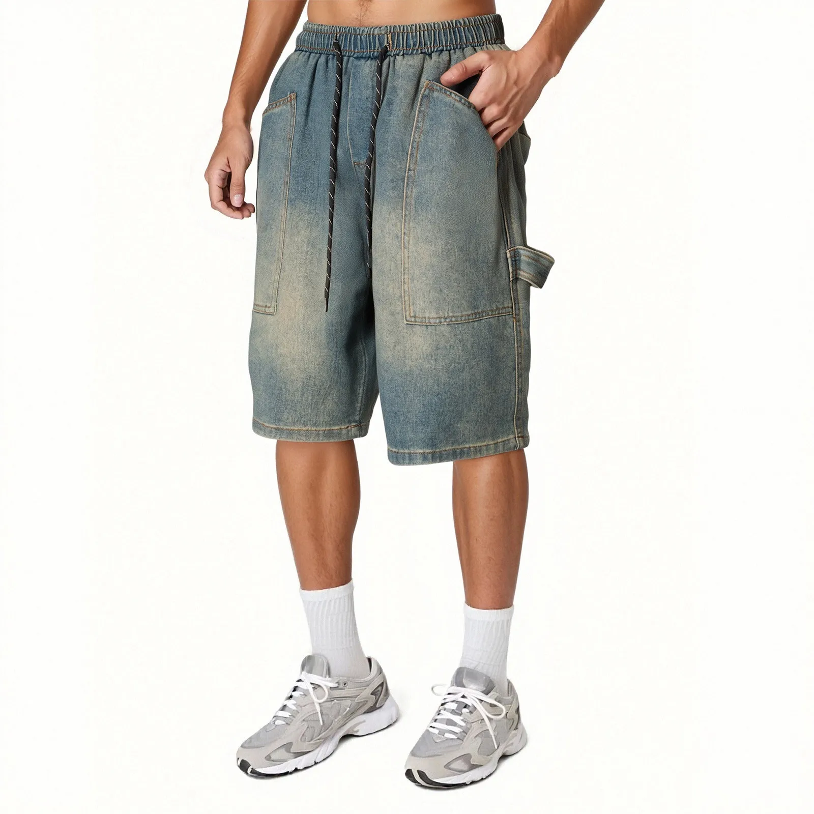 Vintage Hip Hop Baggy Jeans Shorts for Men Casual Loose Fit Wide Leg Denim Jorts Skateboard Male Streetwear Denim Shorts 2025
Vintage Hip Hop Baggy Jeans Shorts for Men Casual Loose Fit Wide Leg Denim Jorts Skateboard Male Streetwear Denim Shorts 2025