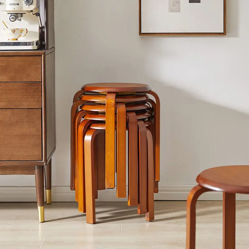 Full Solid Furniture For Home Solid Wood Stool Living Room Household Creative Fashion Foldable Dining Table Makeup Round Stool
Full Solid Furniture For Home Solid Wood Stool Living Room Household Creative Fashion Foldable Dining Table Makeup Round Stool