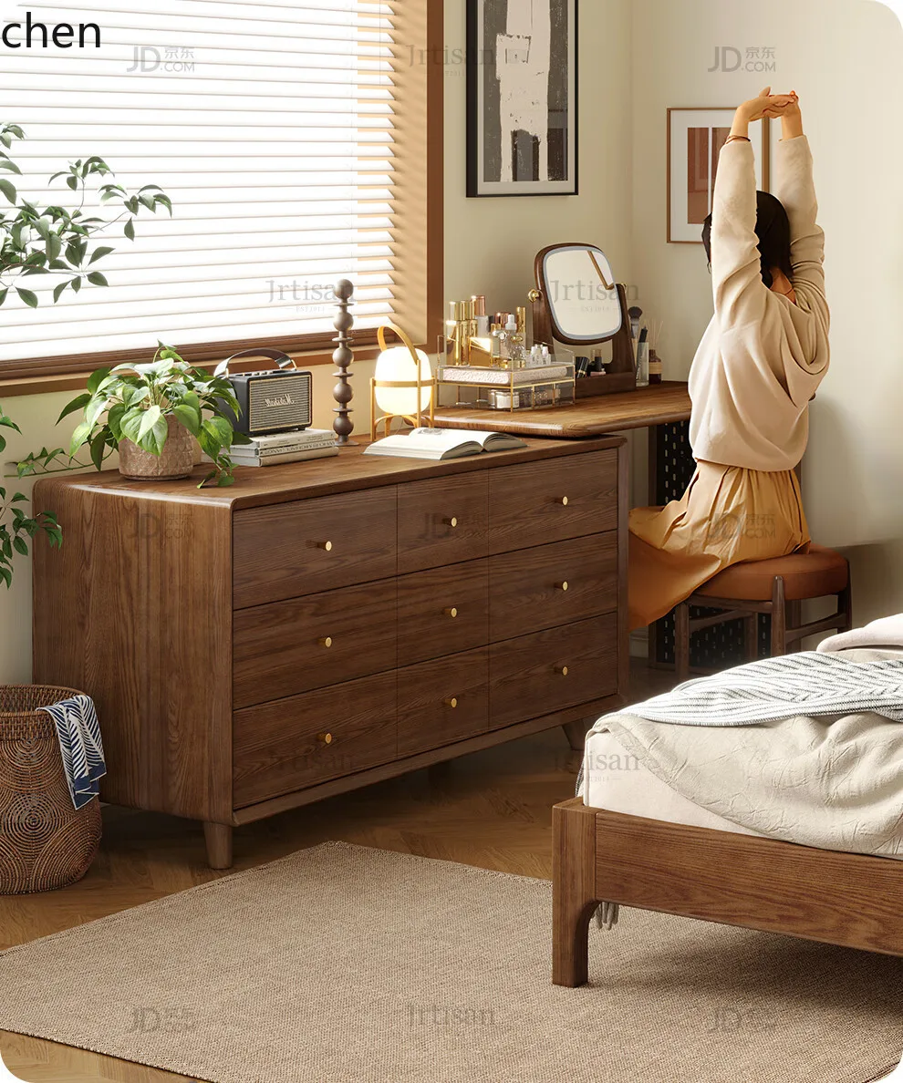 ZML Solid Wood Chest of Drawers Integrated Dressing Table Small Apartment Bedroom Extendable Makeup
ZML Solid Wood Chest of Drawers Integrated Dressing Table Small Apartment Bedroom Extendable Makeup