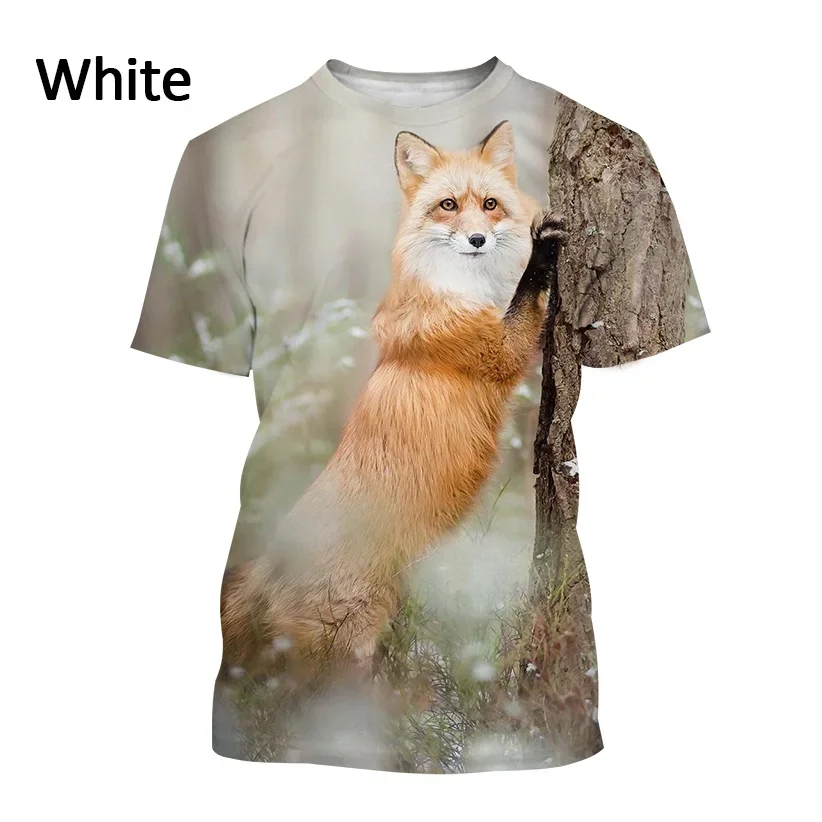 2024 New Cute Fox Print Short-sleeved T Shirt Men Casual Smart Animal Harajuku Streetwear Top
2024 New Cute Fox Print Short-sleeved T Shirt Men Casual Smart Animal Harajuku Streetwear Top