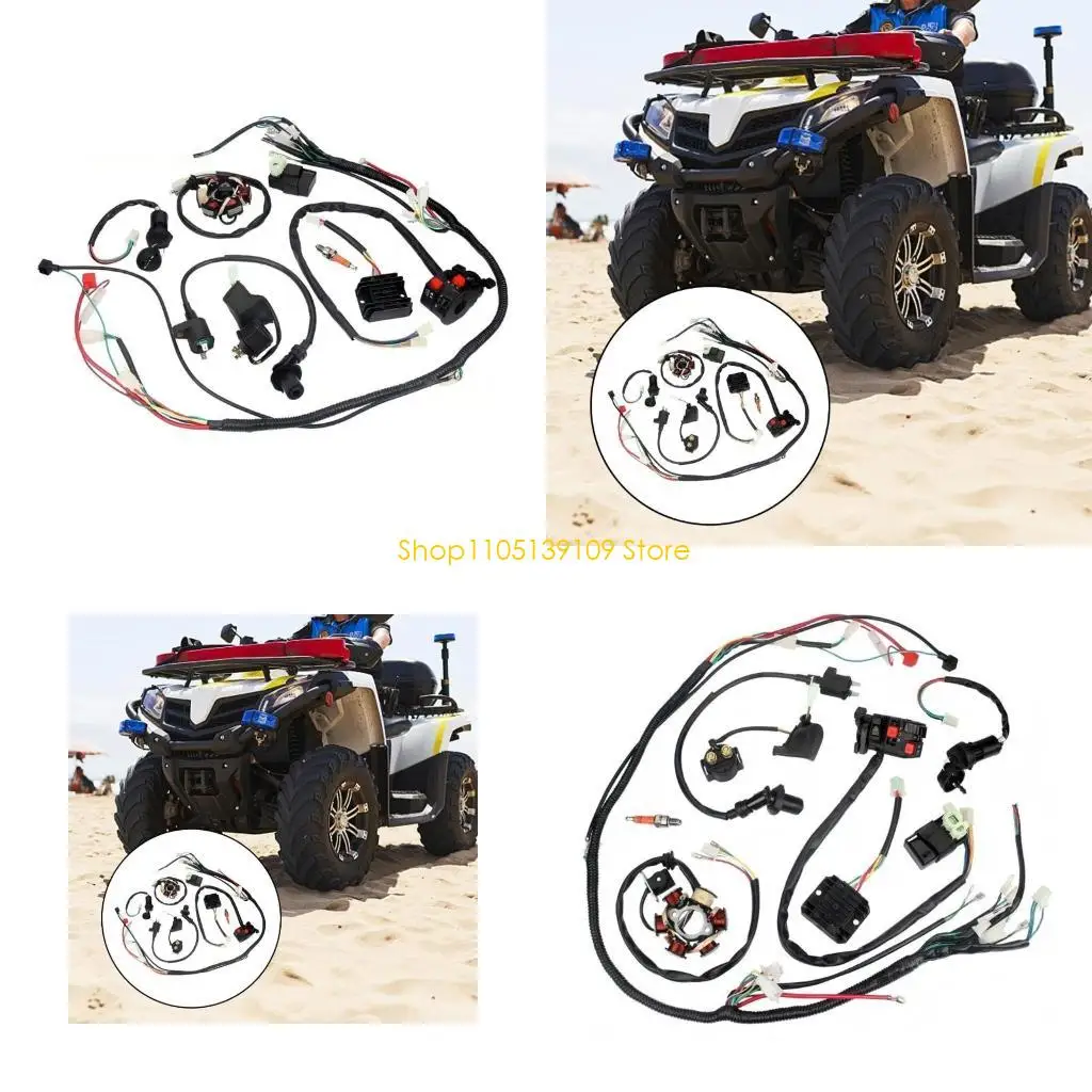 P5ED Robust Wiring Harness CDI Combo for GY6 125CC 150CC ATV Applications Built from Metal Plastic for Enhanced Durability
P5ED Robust Wiring Harness CDI Combo for GY6 125CC 150CC ATV Applications Built from Metal Plastic for Enhanced Durability