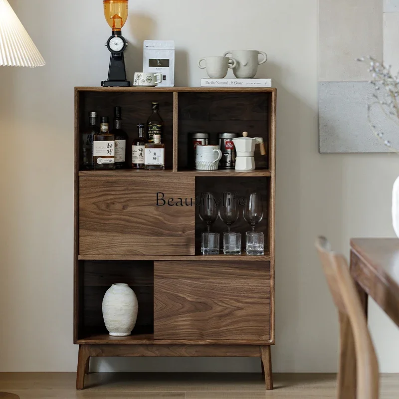LJYNorth American black walnut floor-to-ceiling bookshelf log display storage with door storage cabinet
LJYNorth American black walnut floor-to-ceiling bookshelf log display storage with door storage cabinet