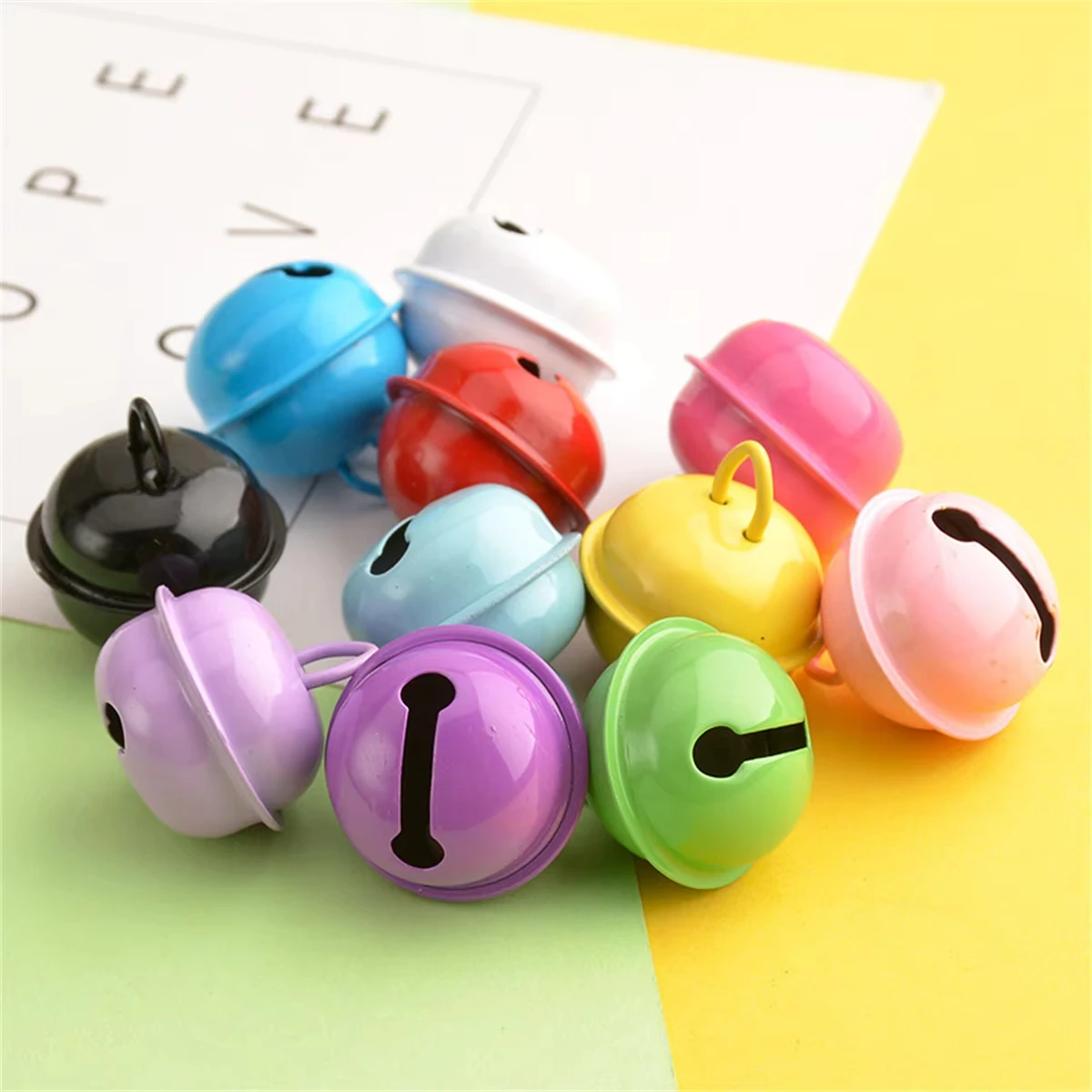 25-Piece Metal Bells | Macaron Colors 22mm for Christmas Party, Craft Decorations & DIY Handmade Projects
25-Piece Metal Bells | Macaron Colors 22mm for Christmas Party, Craft Decorations & DIY Handmade Projects