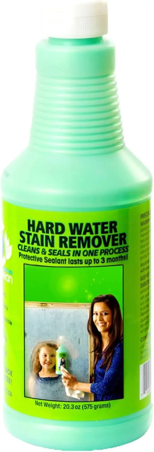 Hard Water Stain Remover Spray 20.3oz - Powerful for Windows, Tile, Glass, Rust Removal
Hard Water Stain Remover Spray 20.3oz - Powerful for Windows, Tile, Glass, Rust Removal