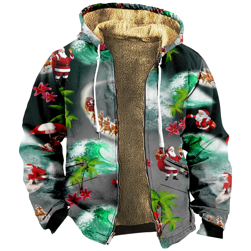 Christmas Men's Casual Camouflage Sports Sweatshirt Long Sleeve Zipper Hooded Jacket Coat
Christmas Men's Casual Camouflage Sports Sweatshirt Long Sleeve Zipper Hooded Jacket Coat