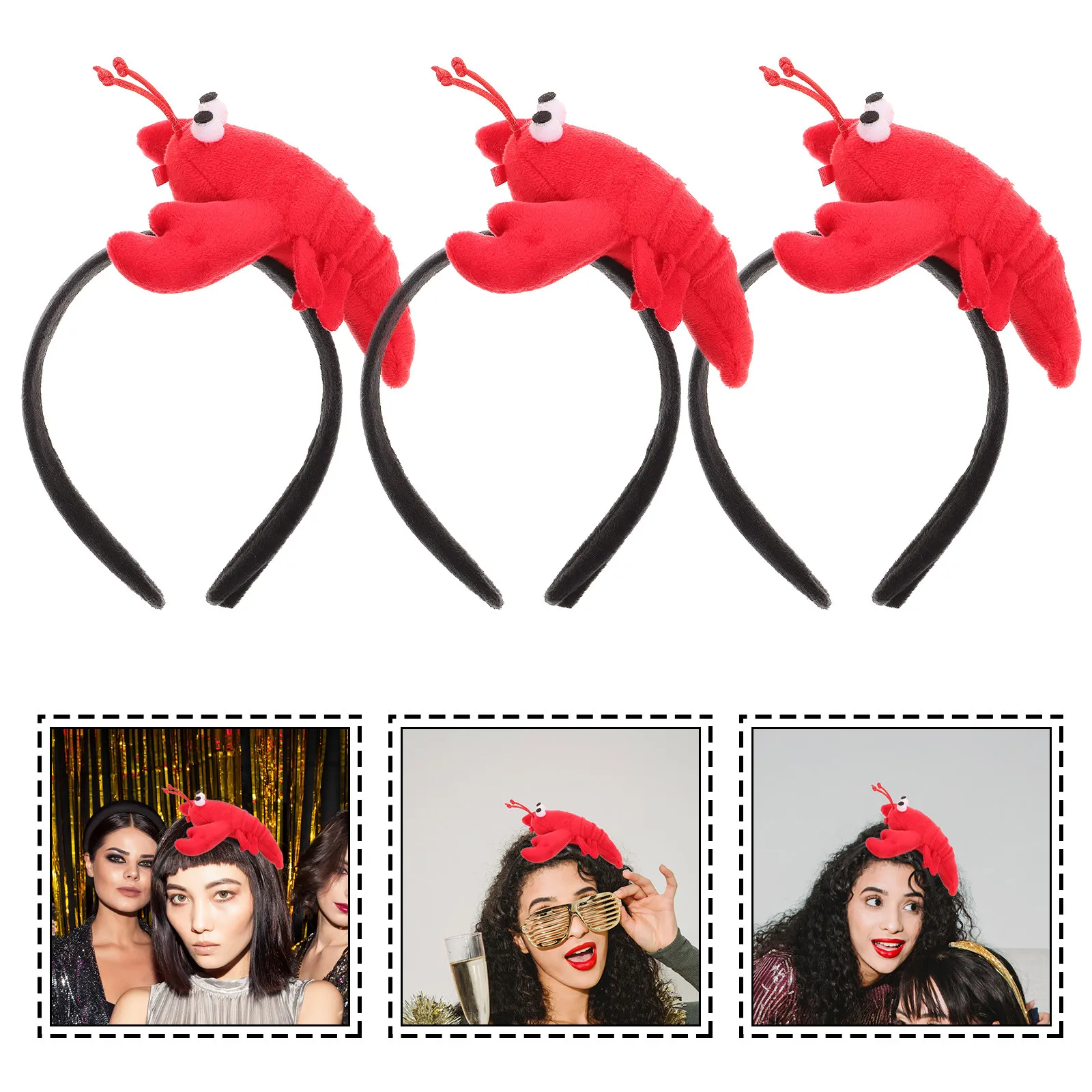3pcs Crayfish Cartoon Headdress Red Red Headdress Hair Hoop Party Accessories Lobster Claw Hairbands for Adults
3pcs Crayfish Cartoon Headdress Red Red Headdress Hair Hoop Party Accessories Lobster Claw Hairbands for Adults