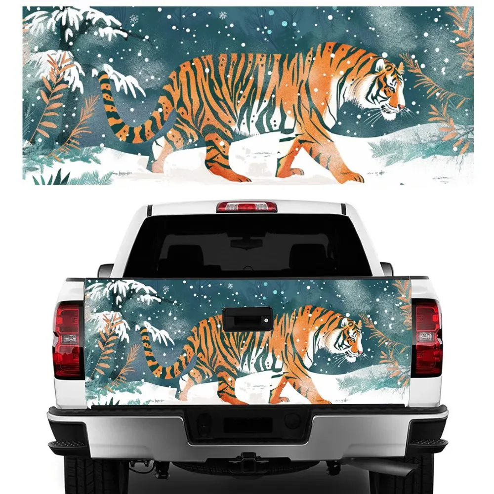 Winter Tiger Walking in The Snow Car Tail Trunk Protect Vinly Decal Auto Accessories Hood Decoration Sticker for Off-road Pickup
Winter Tiger Walking in The Snow Car Tail Trunk Protect Vinly Decal Auto Accessories Hood Decoration Sticker for Off-road Pickup