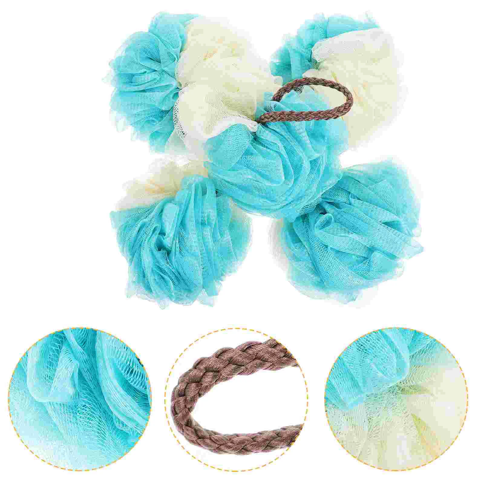 5 Pcs Scrubber Double Ball Sponges for Adults Pe Environmental Protection Material Shower Gel Exfoliating
5 Pcs Scrubber Double Ball Sponges for Adults Pe Environmental Protection Material Shower Gel Exfoliating