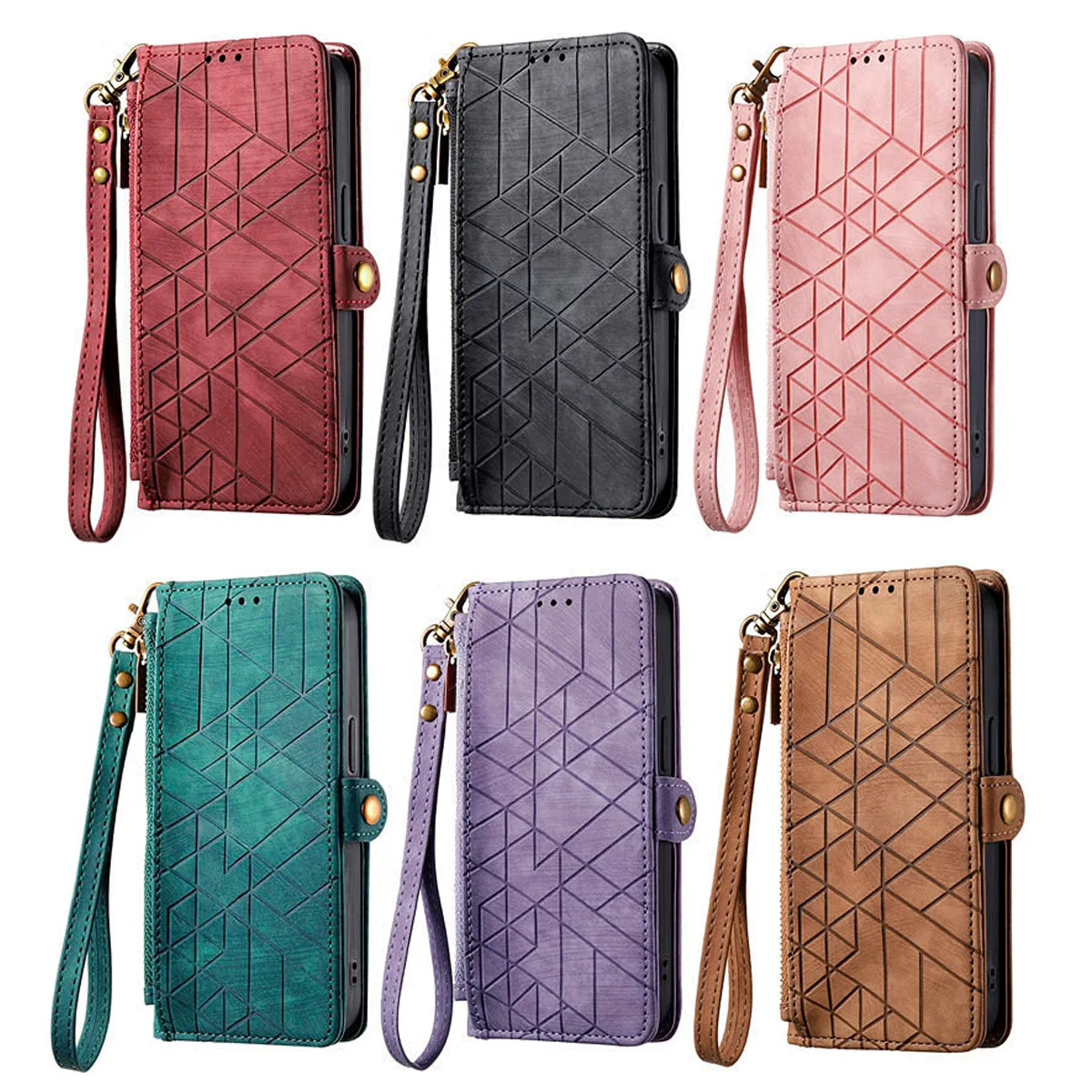 Multi-function Geometric Zipper Phone Case for Redmi Note 15 Pro Plus 14 13 12 Turbo Leather Lanyard Wrist Strap Wallet Cover
Multi-function Geometric Zipper Phone Case for Redmi Note 15 Pro Plus 14 13 12 Turbo Leather Lanyard Wrist Strap Wallet Cover