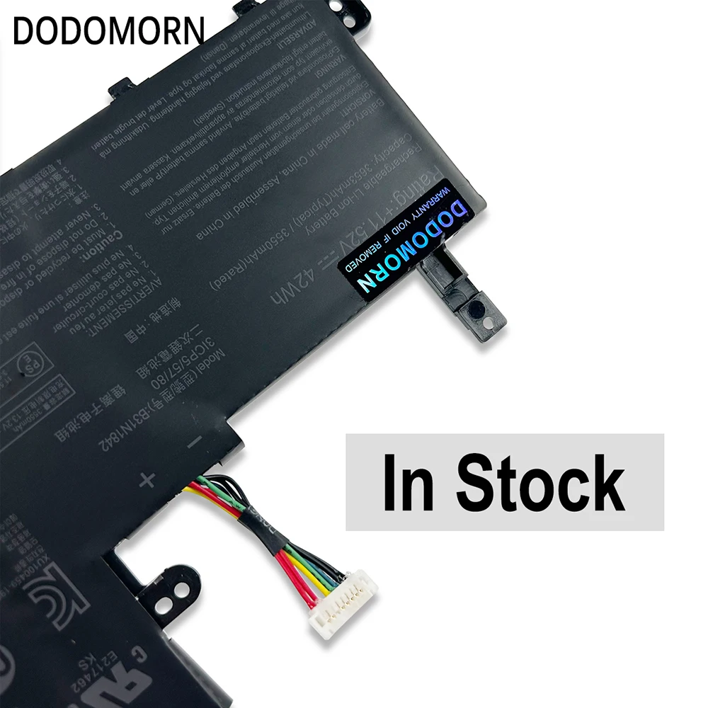 NEW B31N1842 Laptop Battery For ASUS VivoBook 15 F513EA K513E KM513UA M513IA S513EA S531F S533UA X513EA X531FA X531FL Series
NEW B31N1842 Laptop Battery For ASUS VivoBook 15 F513EA K513E KM513UA M513IA S513EA S531F S533UA X513EA X531FA X531FL Series