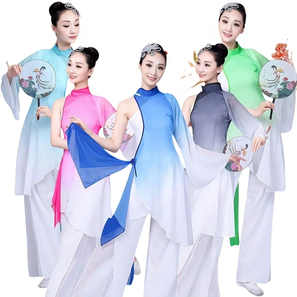 Chinese Traditional Women's Classical Dance Costumes Folk Dance Yangko Girls Costumes 2Pcs
Chinese Traditional Women's Classical Dance Costumes Folk Dance Yangko Girls Costumes 2Pcs
