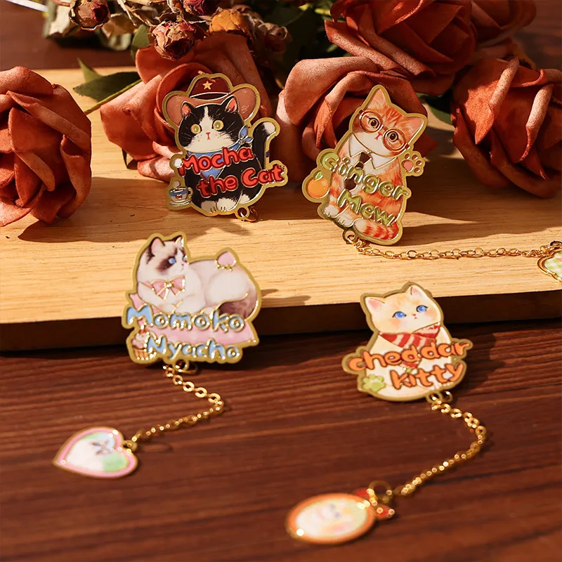 Cute Cat Metal Bookmark Reading Tool for Book Lovers Friends Student Awards Gift Exquisite Student Literary Reading Page Clip
Cute Cat Metal Bookmark Reading Tool for Book Lovers Friends Student Awards Gift Exquisite Student Literary Reading Page Clip