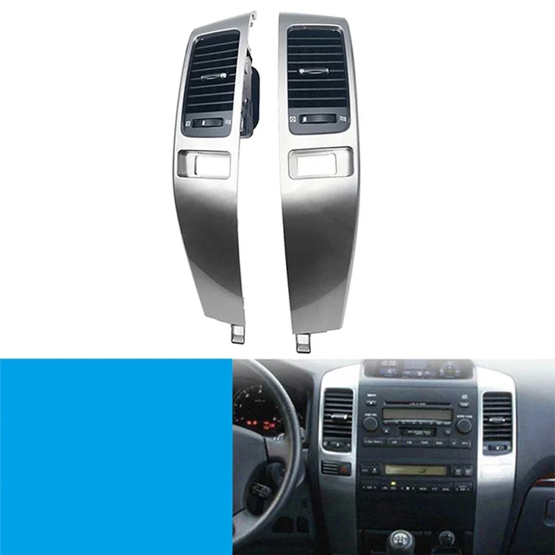 Left+Right Dashboard Air Vent Panel For Land Cruiser Prado 120 2003-2009 Air Vent Assembly 55474-60040, 55475-60040 Parts
Left+Right Dashboard Air Vent Panel For Land Cruiser Prado 120 2003-2009 Air Vent Assembly 55474-60040, 55475-60040 Parts
