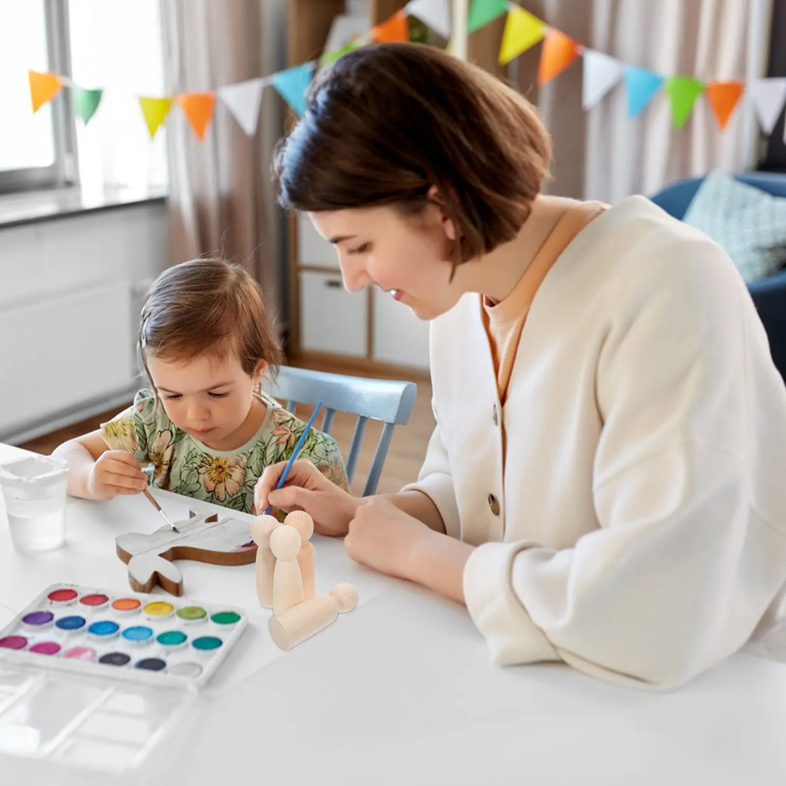 4Pcs Blank Wooden Peg DIY Craft Set Inspires Creativity Painting Fun for Children Portable Lightweight Unfinished Wood Peg
4Pcs Blank Wooden Peg DIY Craft Set Inspires Creativity Painting Fun for Children Portable Lightweight Unfinished Wood Peg