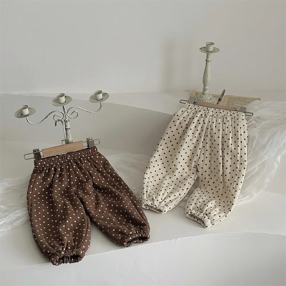 2024 Winter New Baby Plus Velvet Thick Casual Pants Toddler Boy Dot Print Warm Pants Loose Girls Fleece Trousers Infant Clothes
2024 Winter New Baby Plus Velvet Thick Casual Pants Toddler Boy Dot Print Warm Pants Loose Girls Fleece Trousers Infant Clothes