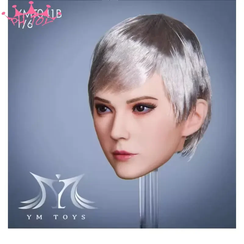 1/6 Female Short Straight Silver/black Hair Head Sculpt YMT041 Head Carving Model for 12in Action Figure Suntan PH TBL Body Doll
1/6 Female Short Straight Silver/black Hair Head Sculpt YMT041 Head Carving Model for 12in Action Figure Suntan PH TBL Body Doll