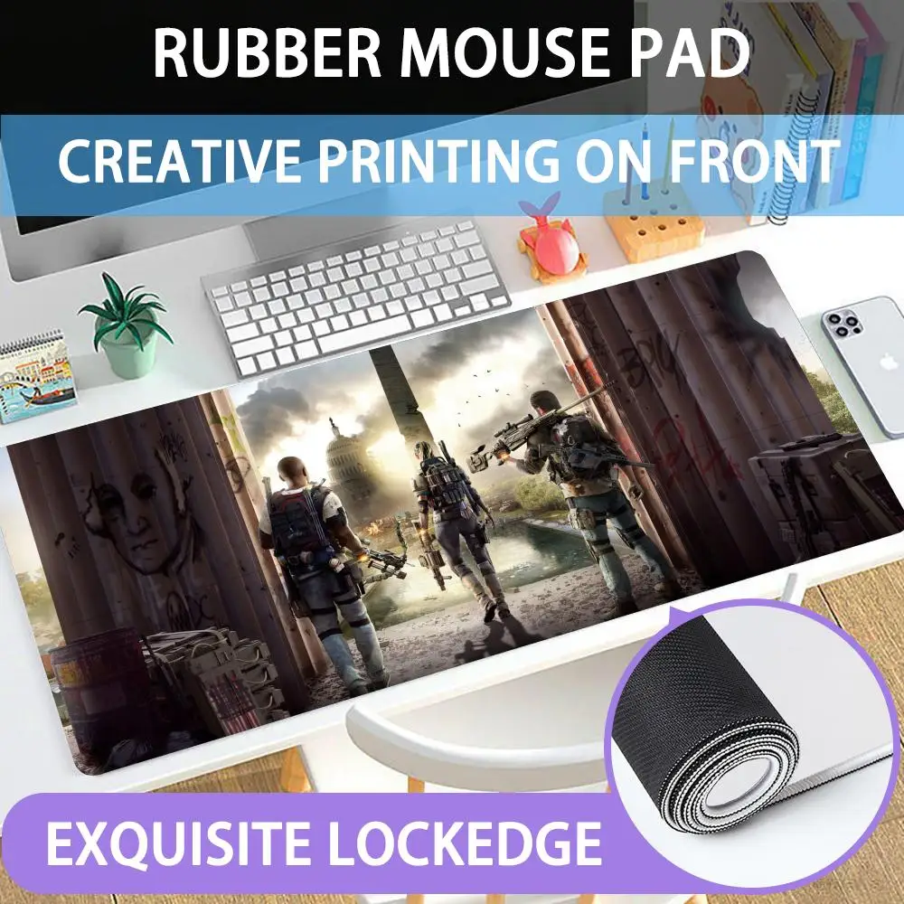 Mouse Pad Large rubber mouse pad with lock edge computer gamer HD The Division printing desk pad keyboard pad
Mouse Pad Large rubber mouse pad with lock edge computer gamer HD The Division printing desk pad keyboard pad