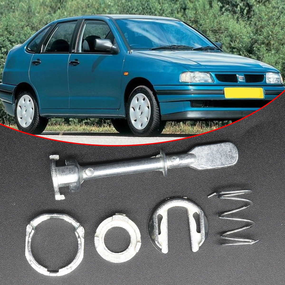 5pcs/set Car Front Door Handle Lock Cylinder Barrel Paddle Repair Kit Tool 67MM for Seat Cordoba 6K 1993-2002 Replacement Parts
5pcs/set Car Front Door Handle Lock Cylinder Barrel Paddle Repair Kit Tool 67MM for Seat Cordoba 6K 1993-2002 Replacement Parts