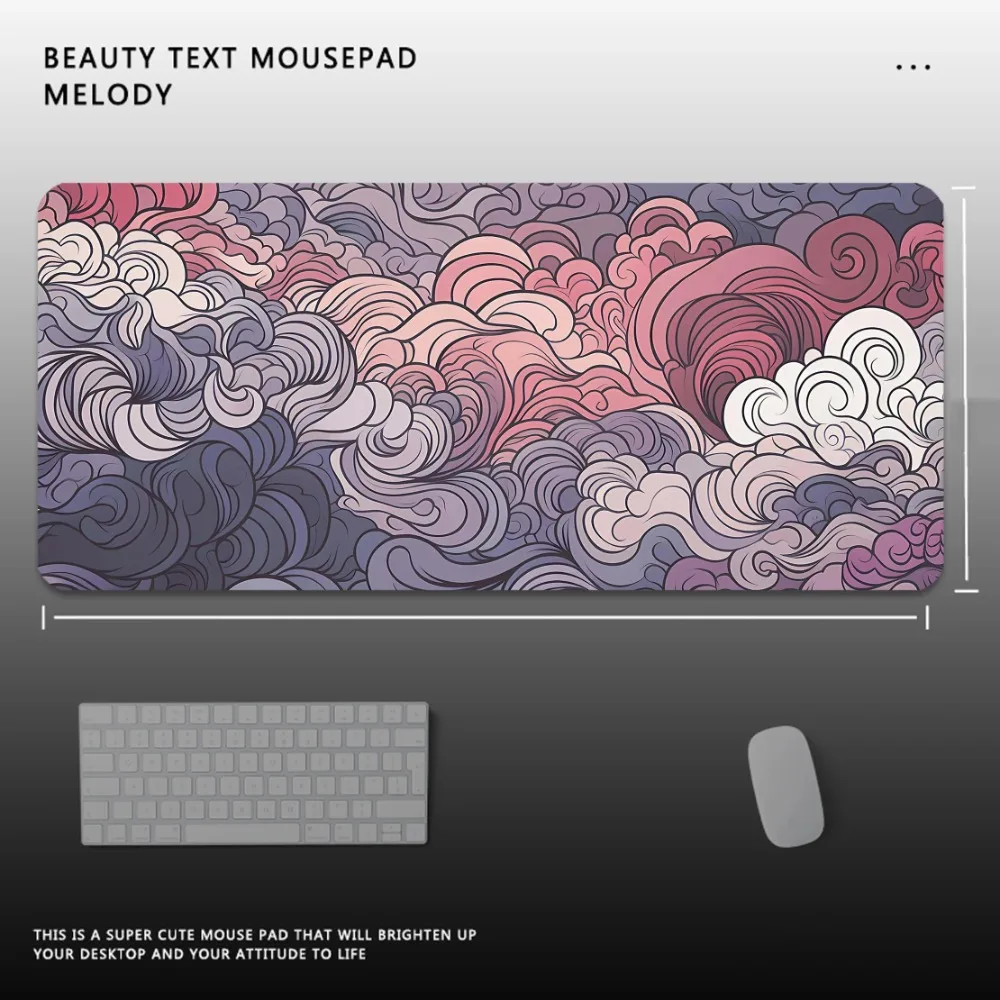 Wave Cloud Game Mouse Pad XXL Computer mechanical keyboard pad High-definition printed rubber anti-slip durable high quality
Wave Cloud Game Mouse Pad XXL Computer mechanical keyboard pad High-definition printed rubber anti-slip durable high quality
