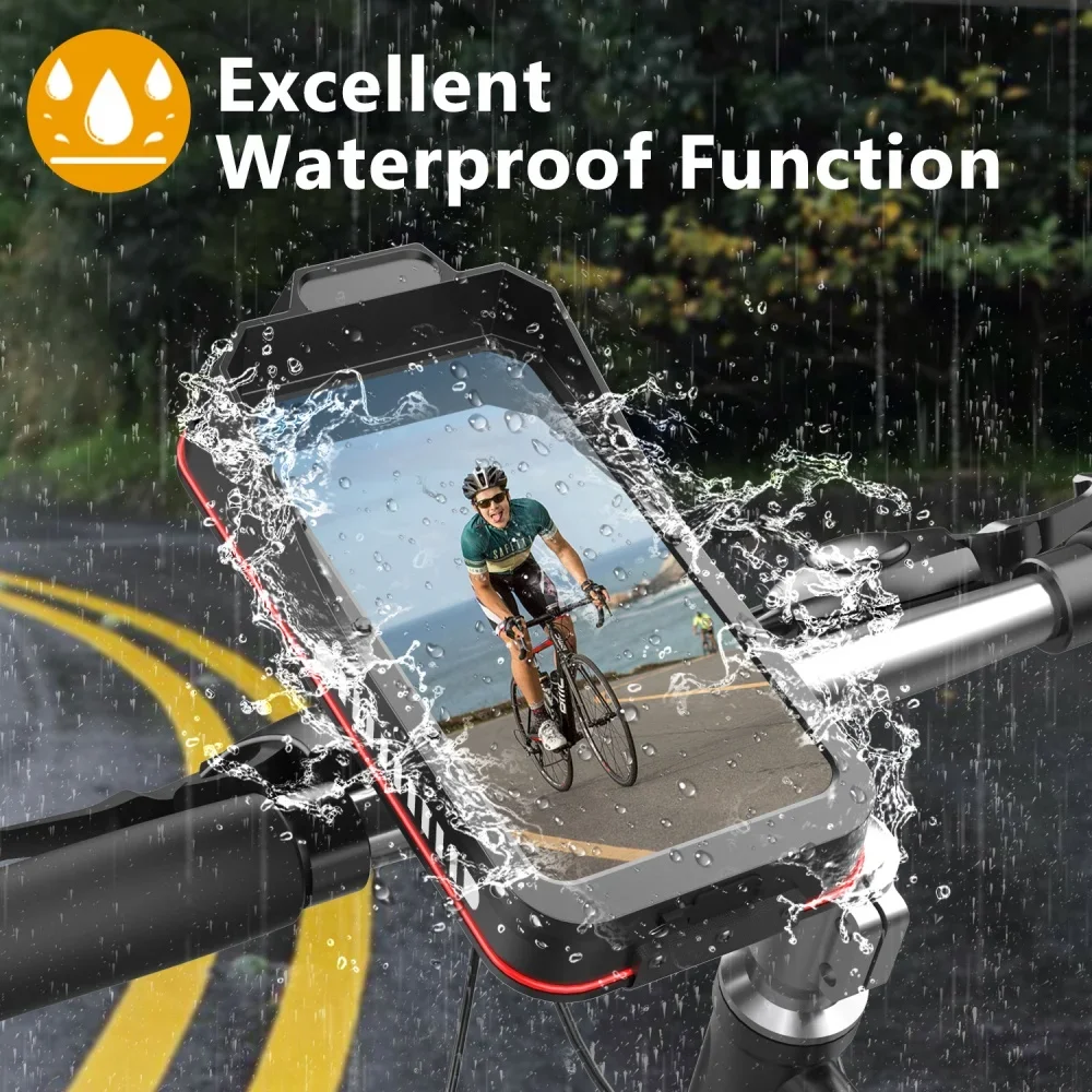 Waterproof Universal Motorcycle Bicycle Mobile Phone Holder Quick Lock Bike Scooter Handlebar Stand for 4.7-7.0 inches Devices
Waterproof Universal Motorcycle Bicycle Mobile Phone Holder Quick Lock Bike Scooter Handlebar Stand for 4.7-7.0 inches Devices