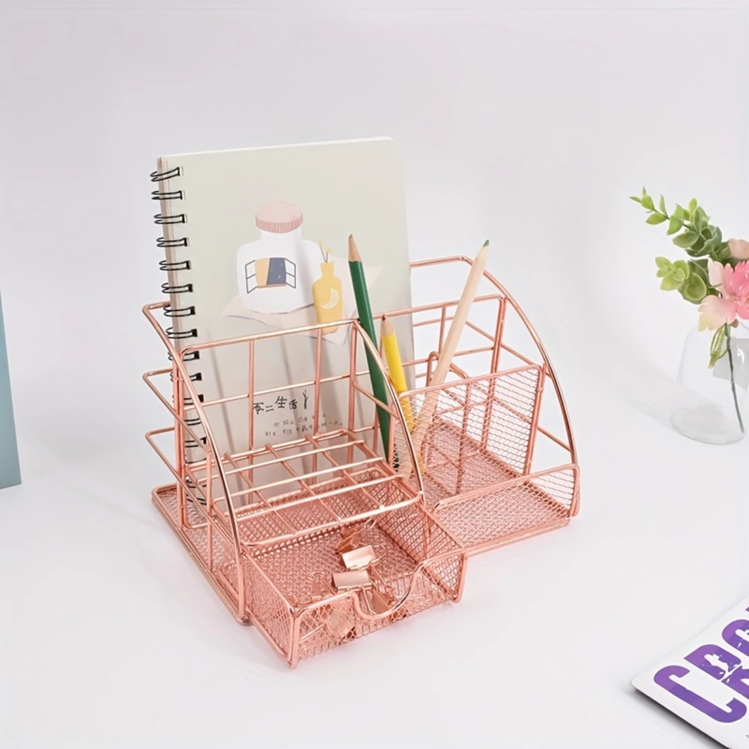 1pc Desktop Organizer, Partition Rack, File Organizer, Desk Organizer Basket With Drawer, Pull Out Rack
1pc Desktop Organizer, Partition Rack, File Organizer, Desk Organizer Basket With Drawer, Pull Out Rack