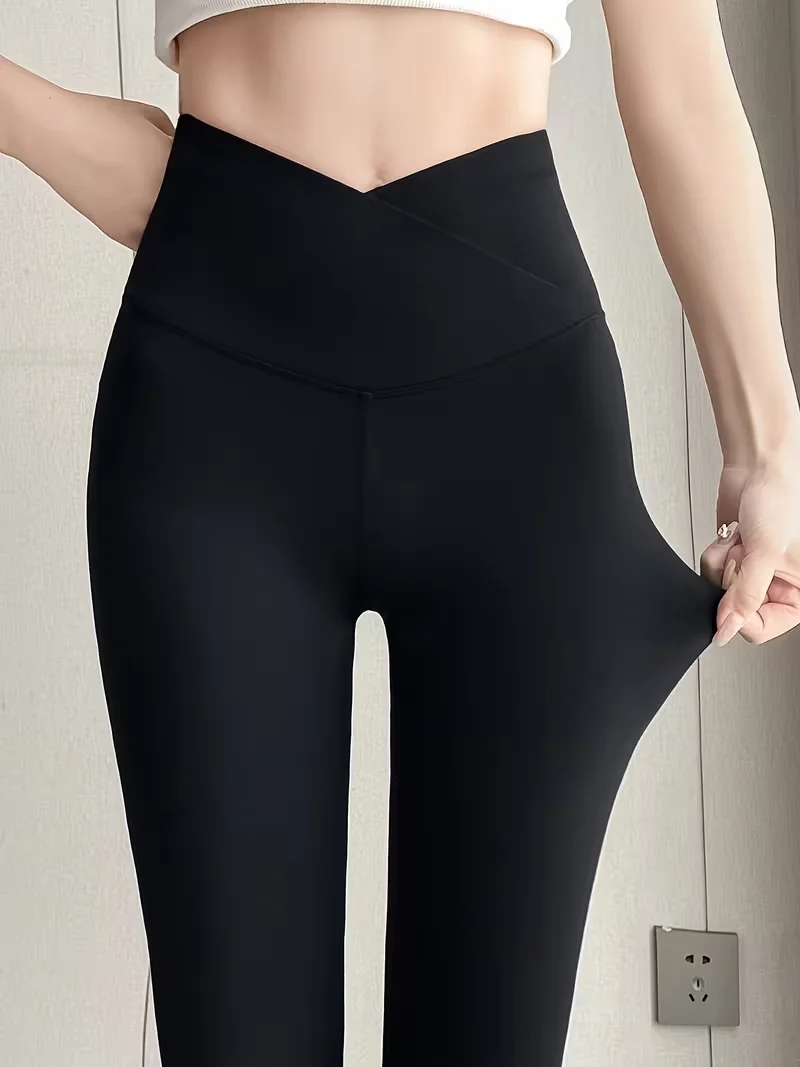 2026 new ladies high waist cross yoga leggings-cross waist design abdomen fitness tights, abdomen universal leggings
2026 new ladies high waist cross yoga leggings-cross waist design abdomen fitness tights, abdomen universal leggings