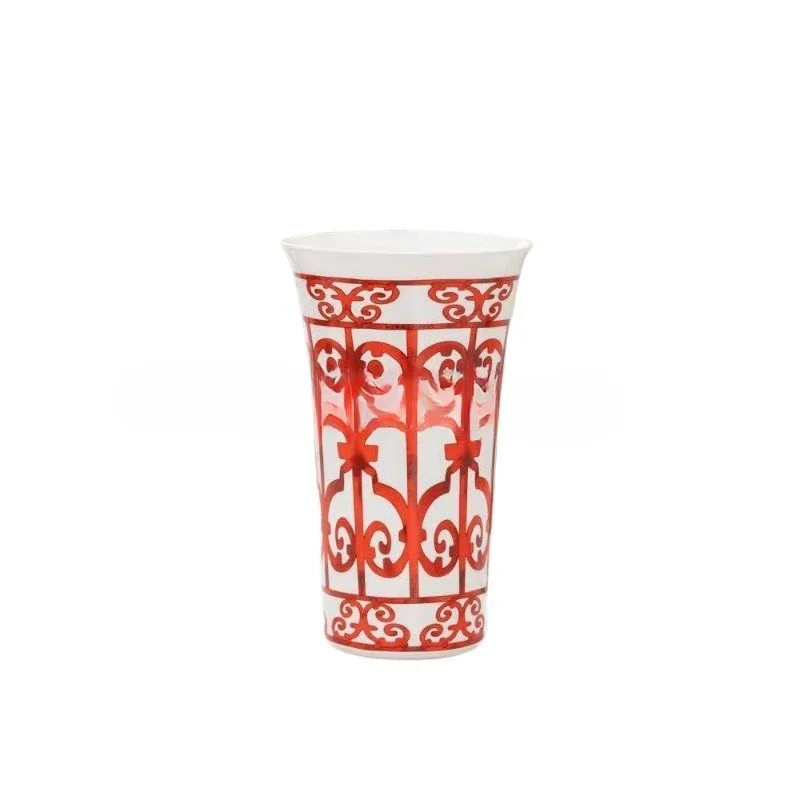 Ceramic vase vase bone china high-end flower arrangement ornament dining table entrance floral decoration soft decoration
Ceramic vase vase bone china high-end flower arrangement ornament dining table entrance floral decoration soft decoration