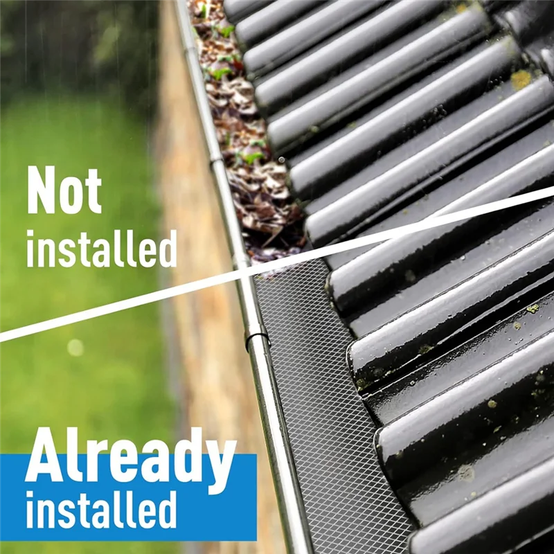 AD-Gutter Guard Mesh Filter Gutter Cover DIY Gutter Screen Protection Netting Roll With 10 Fixed Cable Tie For Leaves
AD-Gutter Guard Mesh Filter Gutter Cover DIY Gutter Screen Protection Netting Roll With 10 Fixed Cable Tie For Leaves