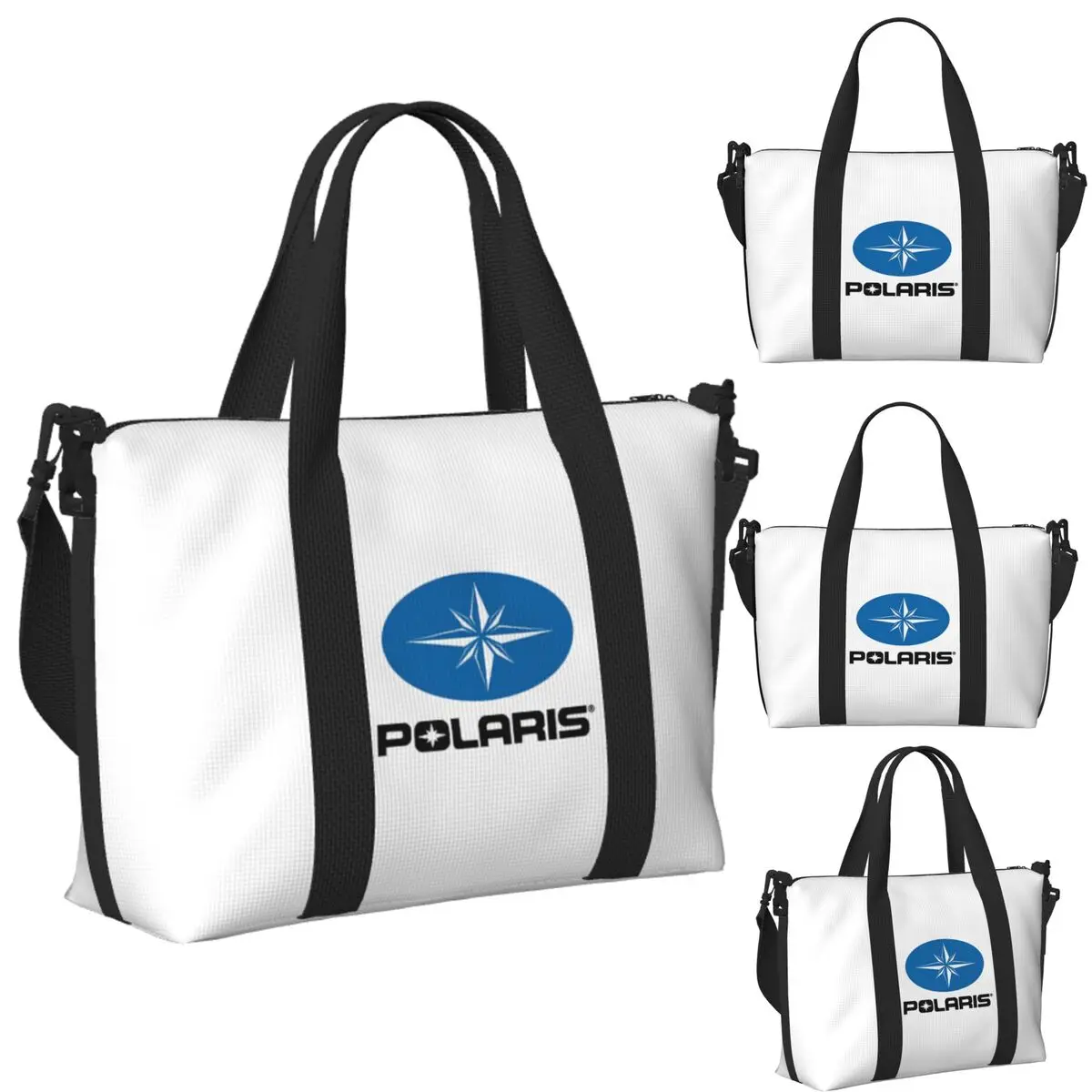 Custom Polaris Logo Beach Travel Bag Large Capacity Tote Bags for Gym Sport Women Shopping Duffle Shoulder Bag
Custom Polaris Logo Beach Travel Bag Large Capacity Tote Bags for Gym Sport Women Shopping Duffle Shoulder Bag
