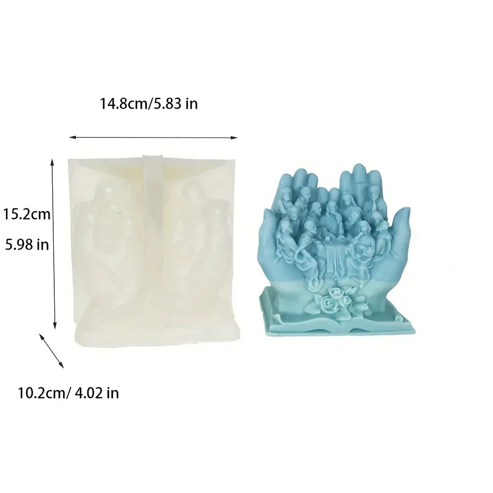 1pcs Top Quality 1PC Last Supper Silicone Mold for DIY Aroma Candles Epoxy Resin Soap & Concrete Religious Home Decor Tool
1pcs Top Quality 1PC Last Supper Silicone Mold for DIY Aroma Candles Epoxy Resin Soap & Concrete Religious Home Decor Tool