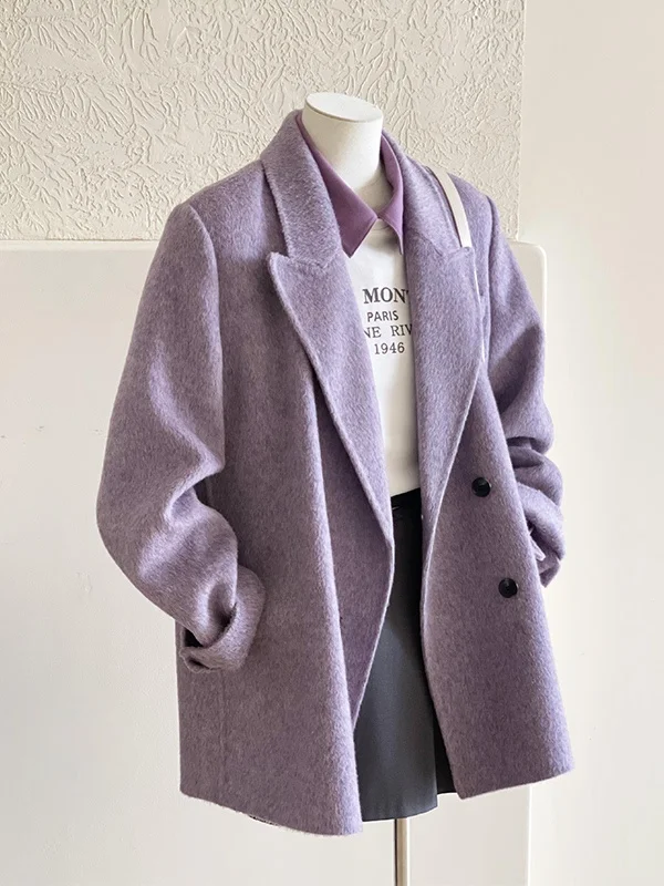 plus Size 300 Pou Women's Woolen Jaet Loose Casual Korean Sle Winter Outerwear for Plump MM Large Size Coat
plus Size 300 Pou Women's Woolen Jaet Loose Casual Korean Sle Winter Outerwear for Plump MM Large Size Coat