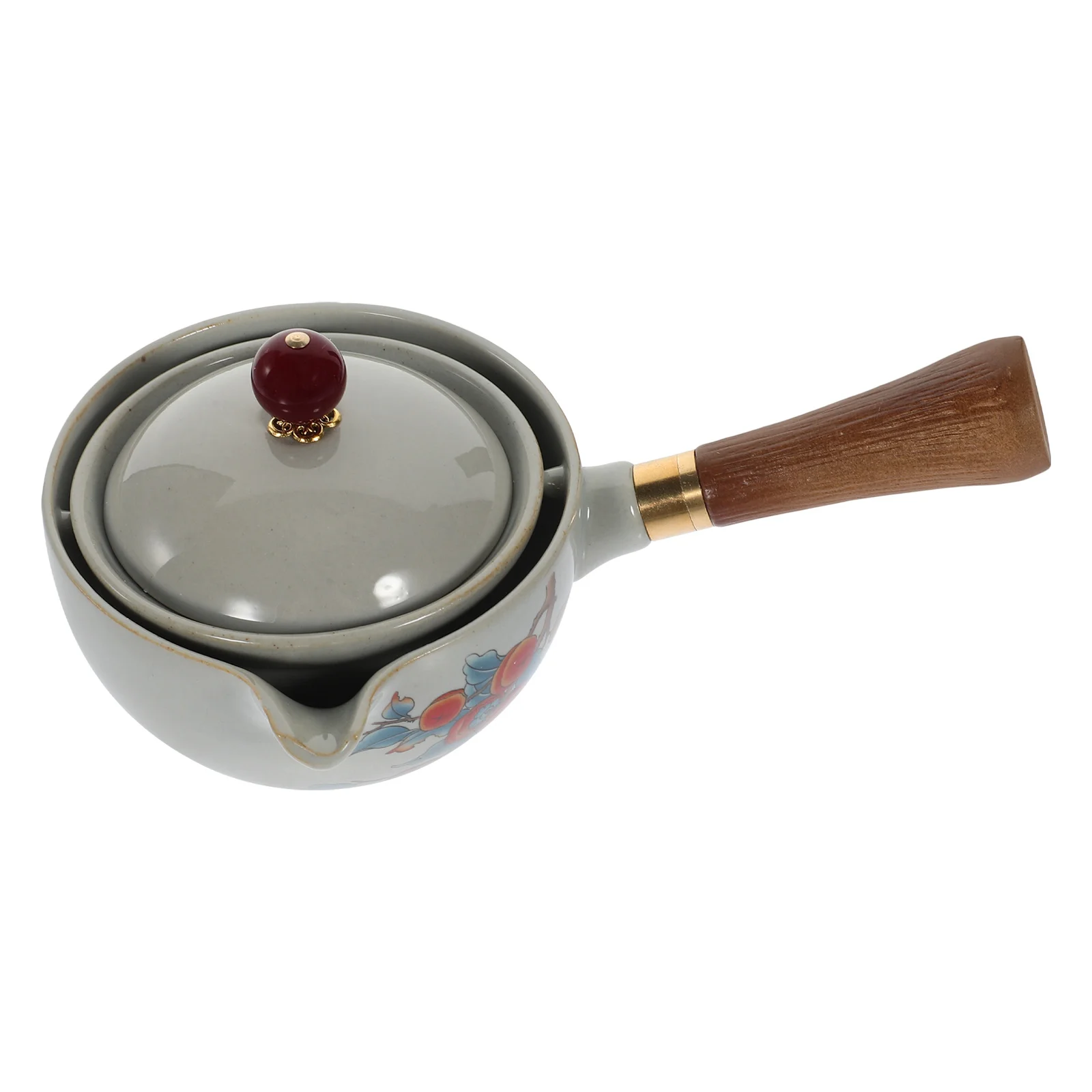 Rotating Tea Pot 360° Rotation Side Handle Ceramic Teapot Anti-Scald Vintage Kettle Portable Loose Leaf Tea Maker Household
Rotating Tea Pot 360° Rotation Side Handle Ceramic Teapot Anti-Scald Vintage Kettle Portable Loose Leaf Tea Maker Household