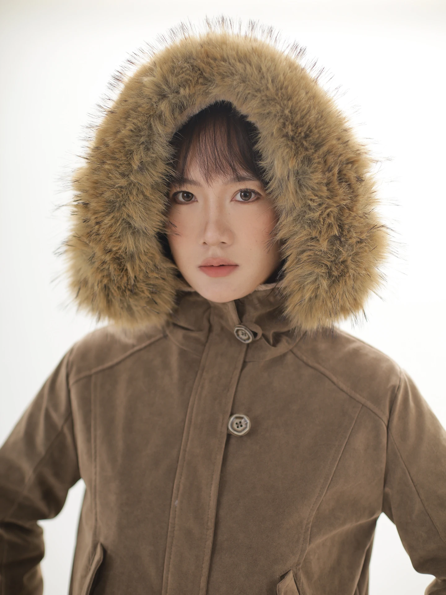 Detachable Large Fur Collar Suede Jaet American Retro Hooded Cotton Coat Women's Commute Straight Tube Long Sve Zipper
Detachable Large Fur Collar Suede Jaet American Retro Hooded Cotton Coat Women's Commute Straight Tube Long Sve Zipper