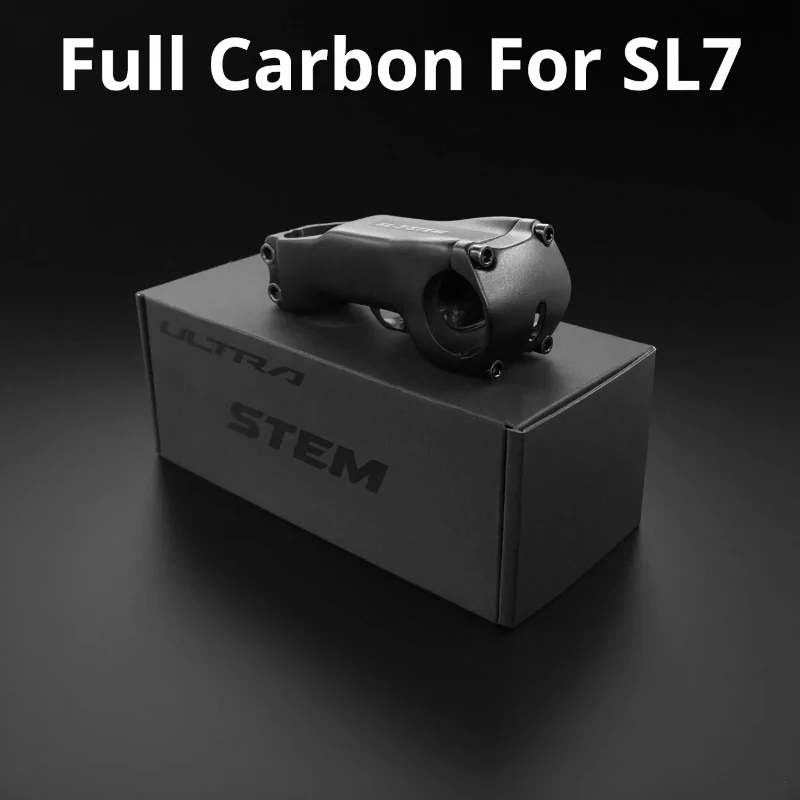 Full Carbon Aero Bike Stem With Computer Mount For SL7 Cockpit 70mm 80mm 90mm 100mm 110mm 120mm 130mm Length 28.6mm Steerer
Full Carbon Aero Bike Stem With Computer Mount For SL7 Cockpit 70mm 80mm 90mm 100mm 110mm 120mm 130mm Length 28.6mm Steerer