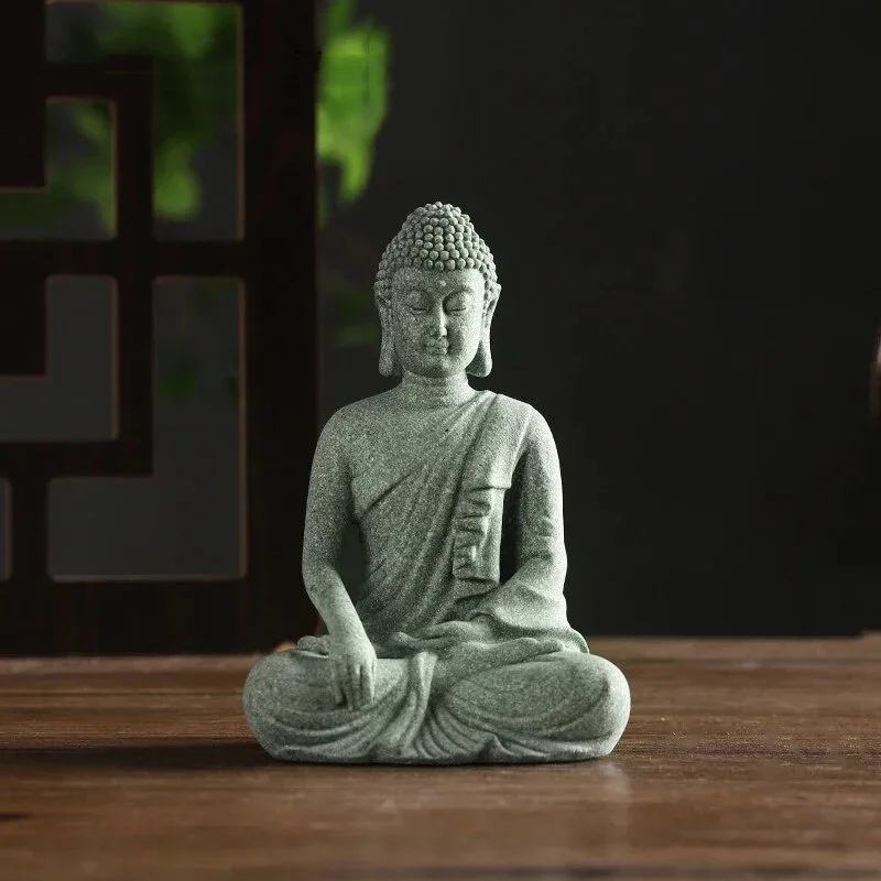 Vintage Creative Green Sand Stone Buddha Statue Decoration Living Room
Vintage Creative Green Sand Stone Buddha Statue Decoration Living Room