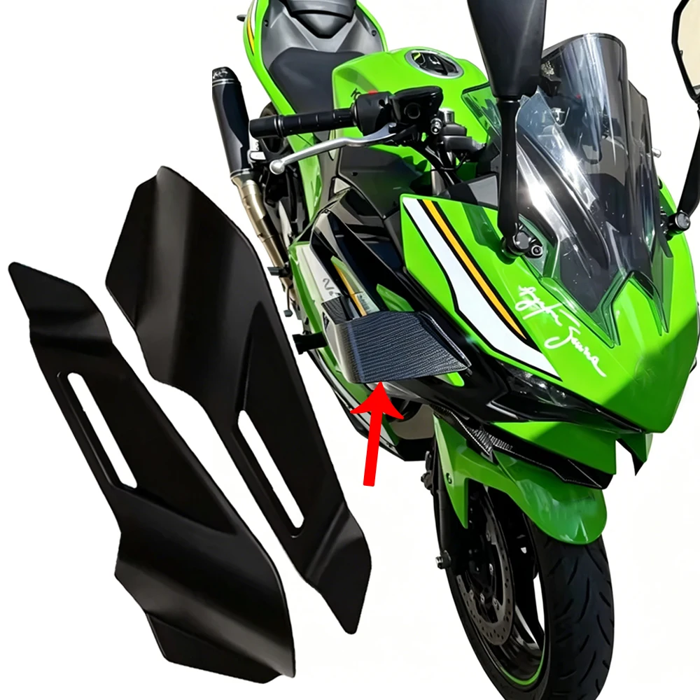 For Kawasaki Ninja 500 SE Winglet Motorcycle Accessories Side Spoiler Fairing Aerodynamic Wing Kit Fixed Ninja500 2026 2025 2024
For Kawasaki Ninja 500 SE Winglet Motorcycle Accessories Side Spoiler Fairing Aerodynamic Wing Kit Fixed Ninja500 2026 2025 2024
