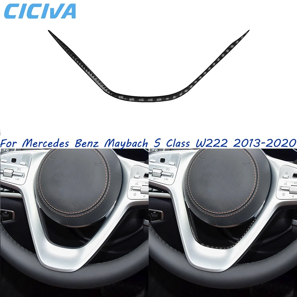 For Mercedes Benz Maybach S Class W222 2013-2020 Driver Wheel Decorative Chin Carbon Fiber Interior Car Accessories Sticker Trim
For Mercedes Benz Maybach S Class W222 2013-2020 Driver Wheel Decorative Chin Carbon Fiber Interior Car Accessories Sticker Trim